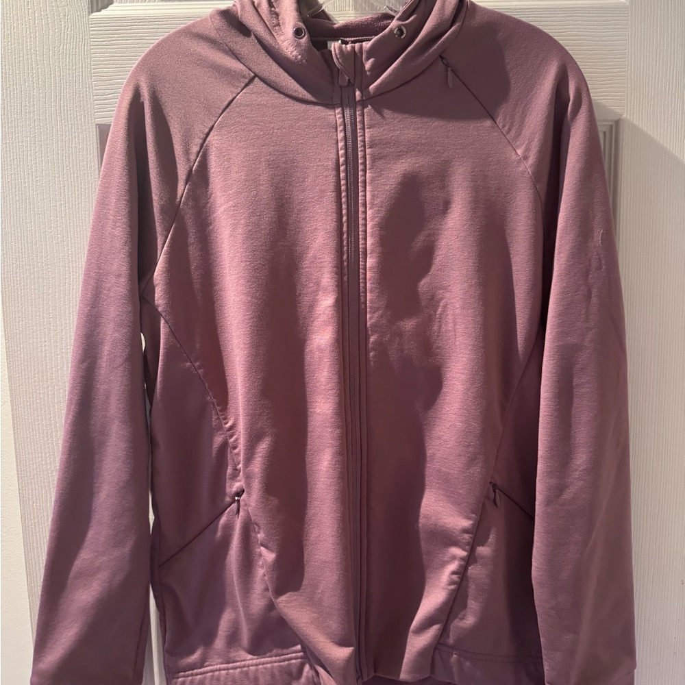 Fabletics Dusty Pink Zip-Up Jacket